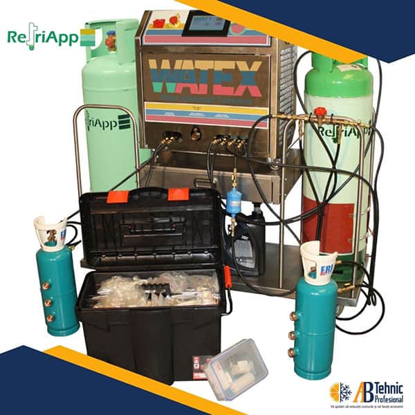 REFRIAPP – echipamente pentru curățarea sistemelor frigorifice și sistem ultrasonic pentru pierderile de ulei