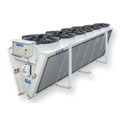 Condensatoare răcite cu aer XDHV cu un singur rând de ventilatoare baterie in V Condensatoare răcite cu aer XDHV cu un singur rând de ventilatoare baterie in V
