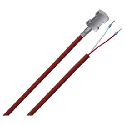 Contacting Temperature Sensor with Silicone Cable and Clamping Band LF1/E