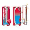 DK-heat recovery with internal heat exchangers