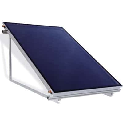 H2000 - High efficiency flat plate solar panels with aluminium tank