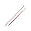 Hand infeed temperature probe with PTFE-hand grip and silicone-cable HE/E