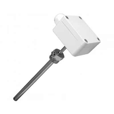 Screw-in temperature sensor with brass immersion sleeve EF1/E