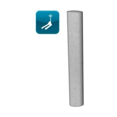 Stalpi inox protectie pereti 104 mm