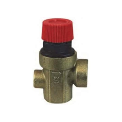 Supapa de siguranta cu insertie de plastic